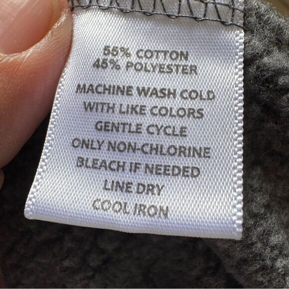 Women's Medium San Diego Print Full Zipper Hoodie Sweater Gray Front Pockets - Picture 5 of 6